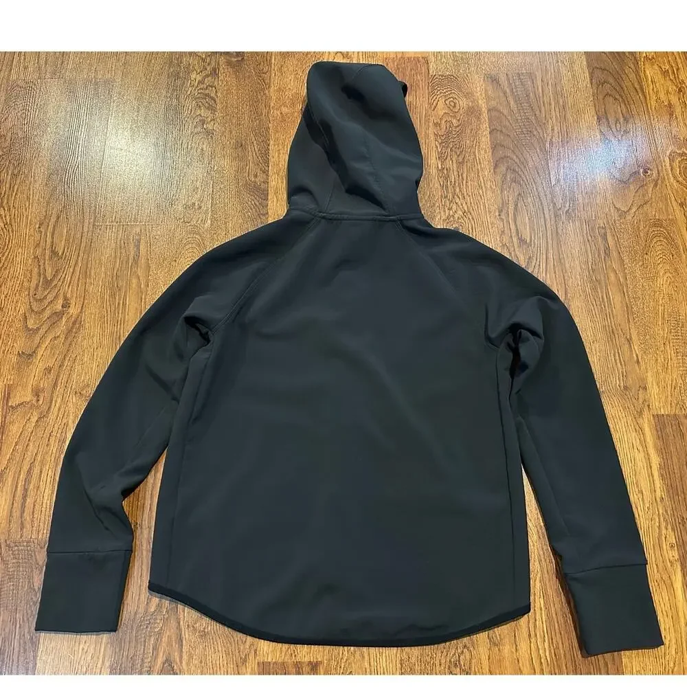 Nike Youth Full Zip Hoodie Jacket Sz Large Black Athletic Sweatshirt Boys/Girls
